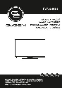 Használati útmutató GoGEN TVF39256S LED-es televízió