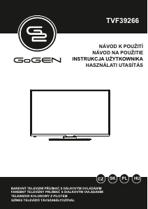 Használati útmutató GoGEN TVF39266 LED-es televízió
