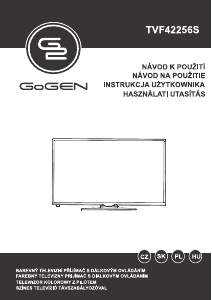 Használati útmutató GoGEN TVF42256S LED-es televízió