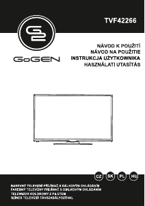 Használati útmutató GoGEN TVF42266 LED-es televízió