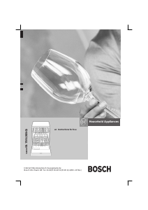 Manual Bosch SGI59A06 Dishwasher