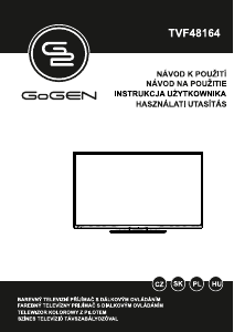 Használati útmutató GoGEN TVF48164 LED-es televízió