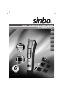 Priručnik Sinbo SHC 4367 Trimer za bradu