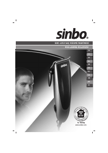 Kullanım kılavuzu Sinbo SHC 4353 Saç kesme makinesi