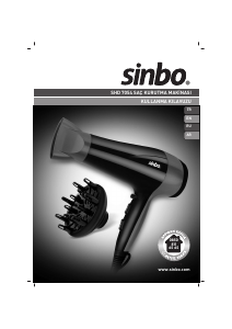 Handleiding Sinbo SHD 7054 Haardroger