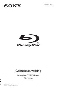 Handleiding Sony BDP-S780 Blu-ray speler