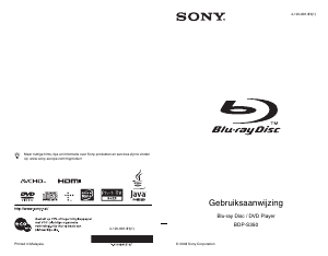 Handleiding Sony DBP-S350 Blu-ray speler