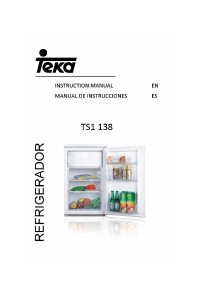 Manual Teka TS1 135 EU Refrigerator