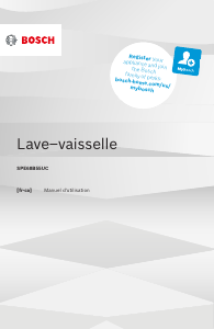 Mode d’emploi Bosch SPE68B55UC Lave-vaisselle