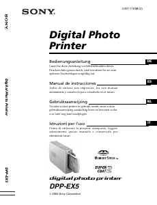 Manuale Sony DPP-EX5 Stampante fotografica