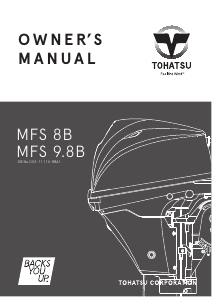 Handleiding Tohatsu MFS 9.8B Buitenboordmotor