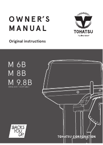 Manual Tohatsu M 9.8B (EU Model) Outboard Motor