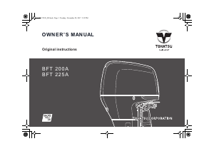 Manual Tohatsu BFT 225A (EU Model) Outboard Motor