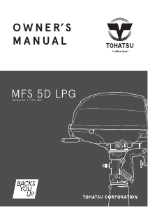 Manual Tohatsu MFS 5D-LPG Outboard Motor