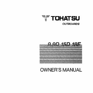 Handleiding Tohatsu M 15D Buitenboordmotor