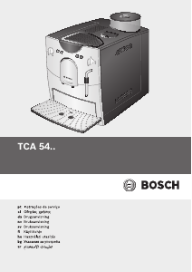 Bruksanvisning Bosch TCA54F9 Espressomaskin