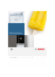 كتيب بوش GIN81AE30G فريزر