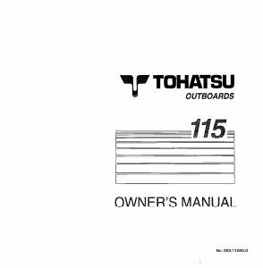 Handleiding Tohatsu M 115A Buitenboordmotor