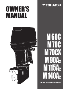Manual Tohatsu M 90A2 (EU Model) Outboard Motor