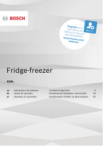 Manual Bosch KGN49MIEA Combina frigorifica
