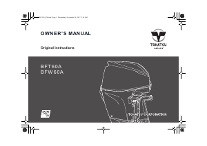 Handleiding Tohatsu BFW 60A (EU Model) Buitenboordmotor