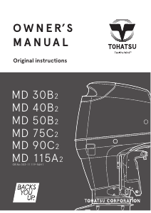 Manual Tohatsu MD 50B2 (EU Model) Outboard Motor