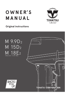 Manual Tohatsu M 15D2 (EU Model) Outboard Motor