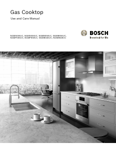 Manual de uso Bosch NGM8656UC Placa