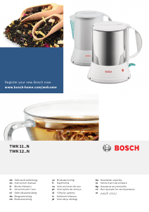 Manual Bosch TWK1201N Fierbător