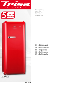 Bedienungsanleitung Trisa Frescolino Classic 281L Kühlschrank