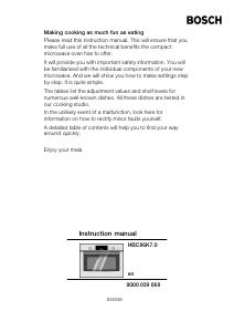 Handleiding Bosch HBC86K770 Magnetron