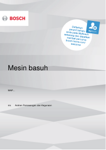 Bedienungsanleitung Bosch WAP28481AU Waschmaschine