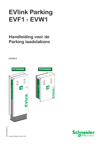 Handleiding Schneider EVlink EVW1 Laadstation