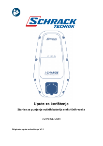 Priručnik Schrack i-Charge CION Stanica za punjenje