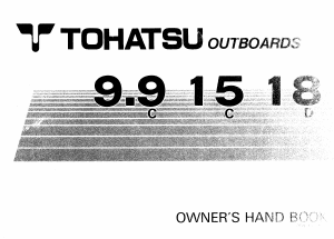 Manual Tohatsu M 15C Outboard Motor