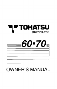 Handleiding Tohatsu M 60B Buitenboordmotor