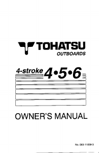 Handleiding Tohatsu MFS 4A2 Buitenboordmotor