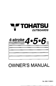 Manual Tohatsu MFS 5A2 Outboard Motor