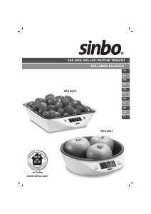 Kullanım kılavuzu Sinbo SKS 4520 Mutfak terazisi