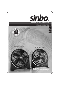 Kullanım kılavuzu Sinbo SF 6750 Fan