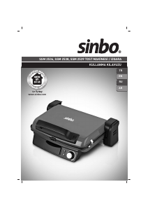Handleiding Sinbo SSM 2536 Contactgrill