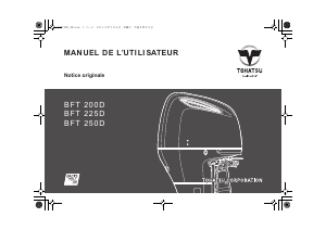 Mode d’emploi Tohatsu BFT 225D Moteur hors-bord