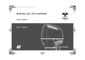 Mode d’emploi Tohatsu BFT 250A (EU Model) Moteur hors-bord