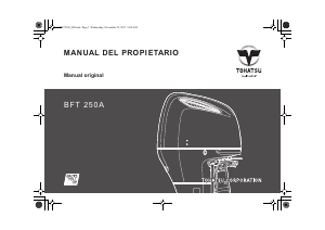 Manual de uso Tohatsu BFT 250A Motor fuera de borda