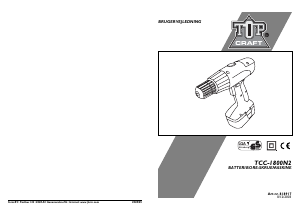 Brugsanvisning Topcraft TCC-1800N2 Bore-skruemaskine