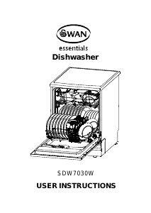 Manual Swan SDW7030W Dishwasher