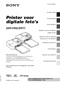 Handleiding Sony DPP-FP67 Fotoprinter