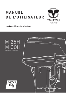 Mode d’emploi Tohatsu M 25H (EU Model) Moteur hors-bord