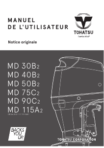 Mode d’emploi Tohatsu MD 115A2 (EU Model) Moteur hors-bord