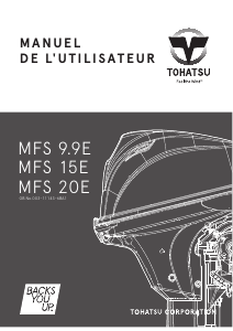 Mode d’emploi Tohatsu MFS 15E (EU Model) Moteur hors-bord
